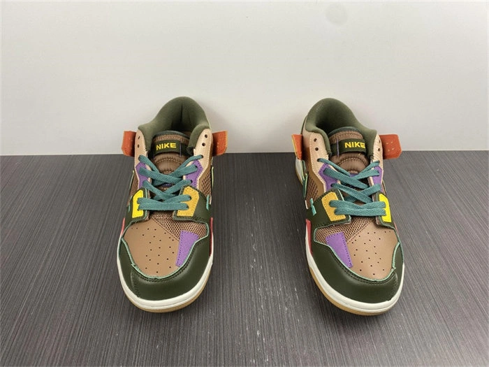 Cheap Bold Nike Dunk Low Scrap Archeo Brown DB0500- 4827