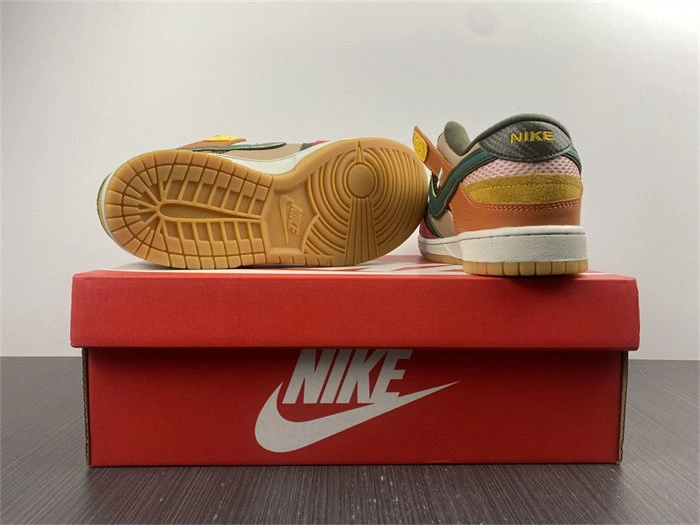 Cheap Bold Nike Dunk Low Scrap Archeo Brown DB0500- 4827
