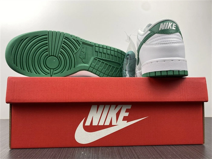 Brother Sam Nike Dunk Low White Green Noise DD1503- Unique 4805