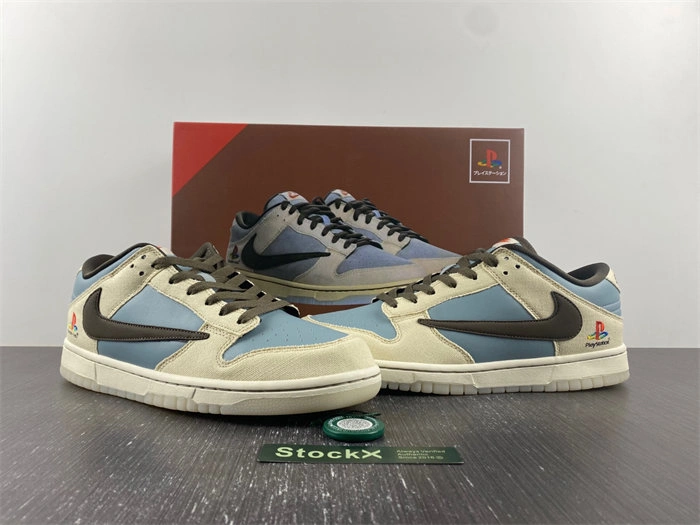 Tony Luxuries Nike Dunk LowTravis Scott x Playstation CU1726- Efficient 4547
