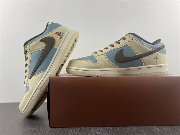 Tony Luxuries Nike Dunk LowTravis Scott x Playstation CU1726- Efficient 4547