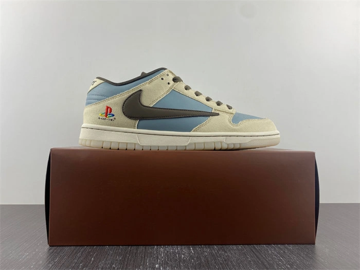 Tony Luxuries Nike Dunk LowTravis Scott x Playstation CU1726- Efficient 4547