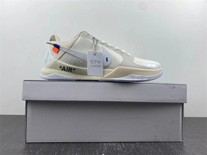 One Kick Nike Kobe 5 Protro Undefeated What If White DB4796- Seasonal 4993