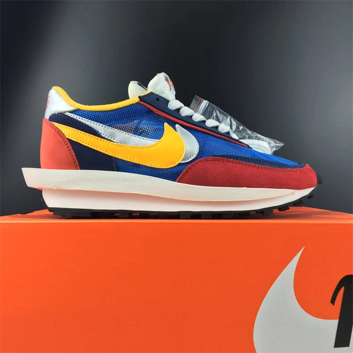 Cheap Breathable Nike LD Waffle sacai Blue Multi BV0073- 5245