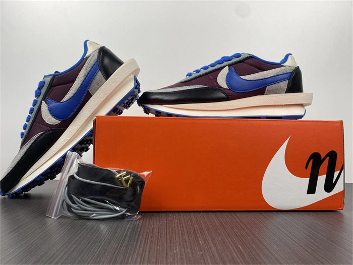 Fashionrep Nike LD Waffle sacai Undercover Night Maroon Team Royal SmoothTexture 5221