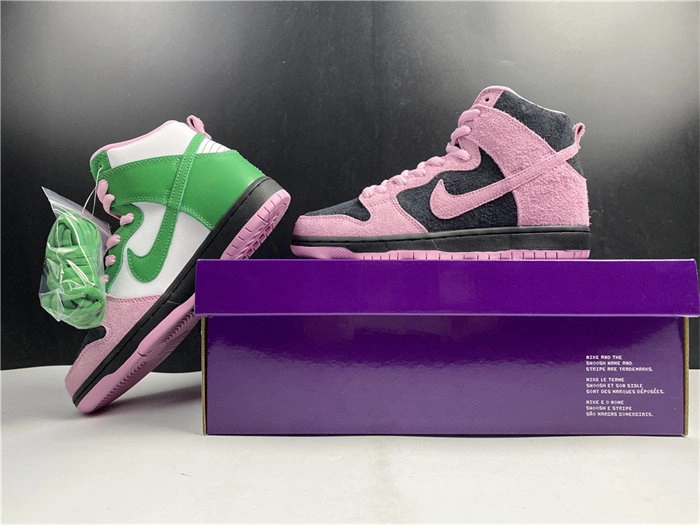Cheap Hot Vibrant Nike SB Dunk High Invert Celtics CU7349- 4888