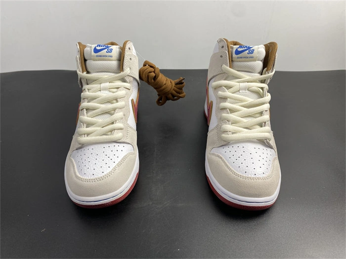 Cheap MAX RelaxedFit Nike SB Dunk High Sail  Crimson CV9499- 4860