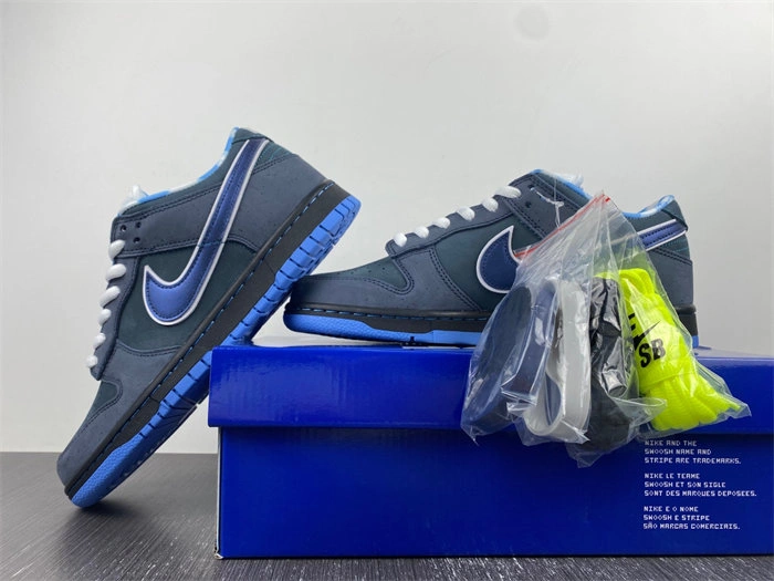 Official oldcobbler Nike SB Dunk Low Concepts Blue Lobster 313170- Elegant 4552
