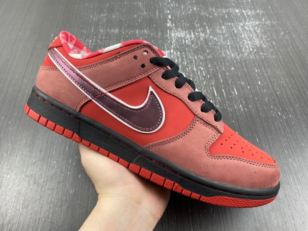 Tony Luxuries AllSeason Nike SB Dunk Low Concepts Red Lobster 313170- 4572