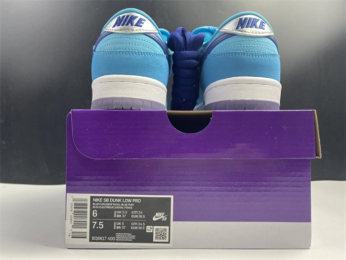 Rep Fashionable Nike SB Dunk Low Pro Blue Fury BQ6817- 4912