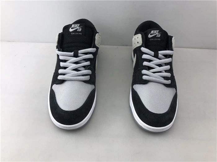 Cheap Stretchable Nike SB Zoom Dunk Low Pro Black Wolf Grey White 854866- 4941
