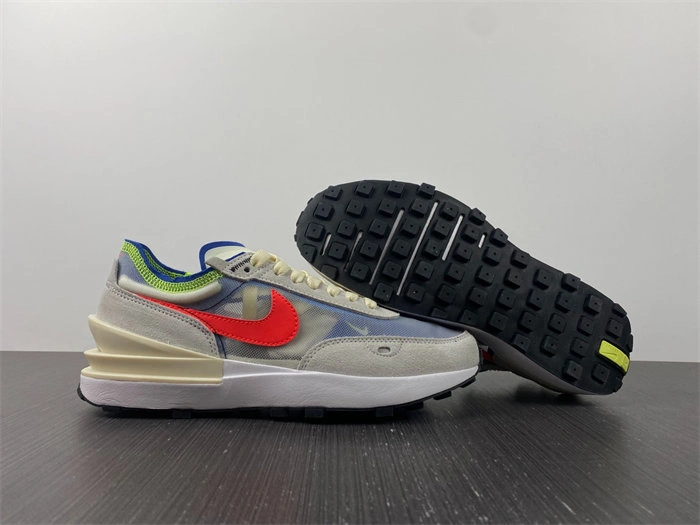 Bmlin Shoes Nike Waffle One Coconut Milk Crimson Royal Lightweight 5223