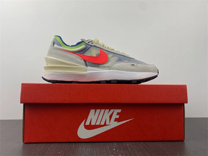 Bmlin Shoes Nike Waffle One Coconut Milk Crimson Royal Lightweight 5223