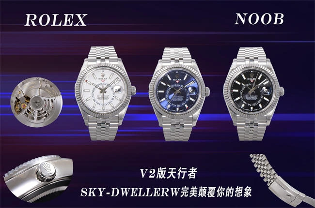 Rep Neat NooB Rolex Skywalker Sky Dweller 5868