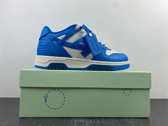 FS CHEAP FastDry OFF-WHITE Out Of Office OOO Low Tops White Blue OMIA189F22LEA 3114