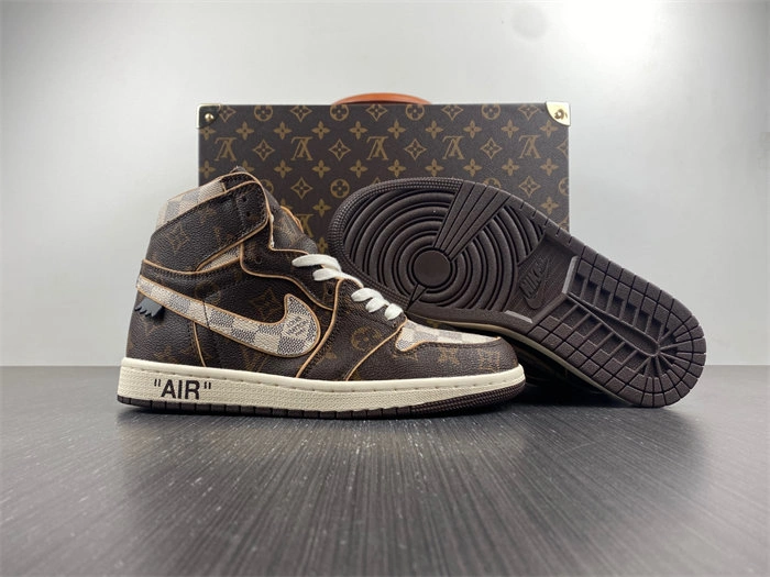 Rep Practical OFF-WHITE x Air Jordan 1 LV 2140