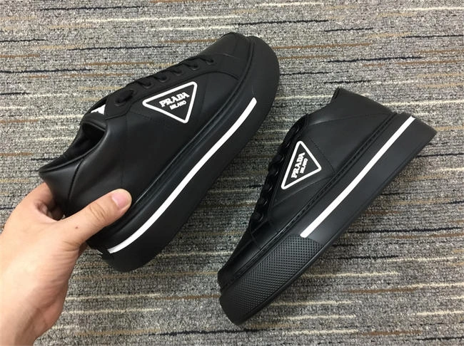 Cheap Husky Prada Leather Sneaker SmoothTexture 3320