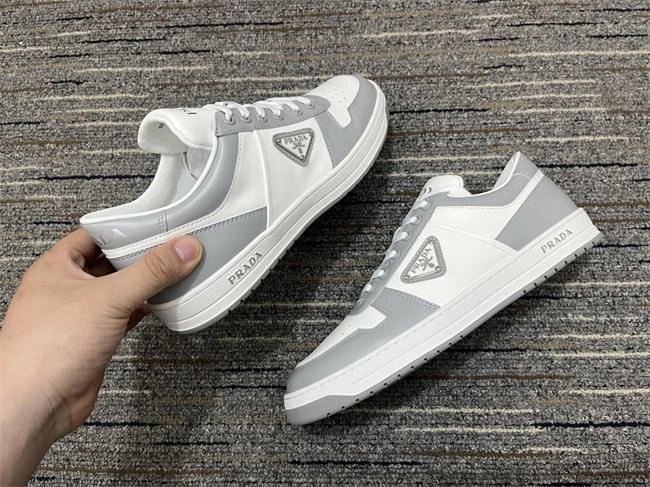Cheap Husky Sophisticated Prada Leather Sneaker 3313