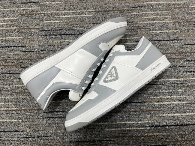 Cheap Husky Sophisticated Prada Leather Sneaker 3313