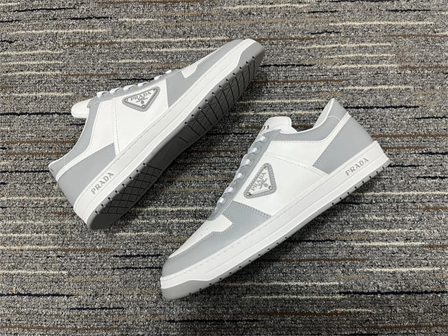 Cheap Husky Sophisticated Prada Leather Sneaker 3313