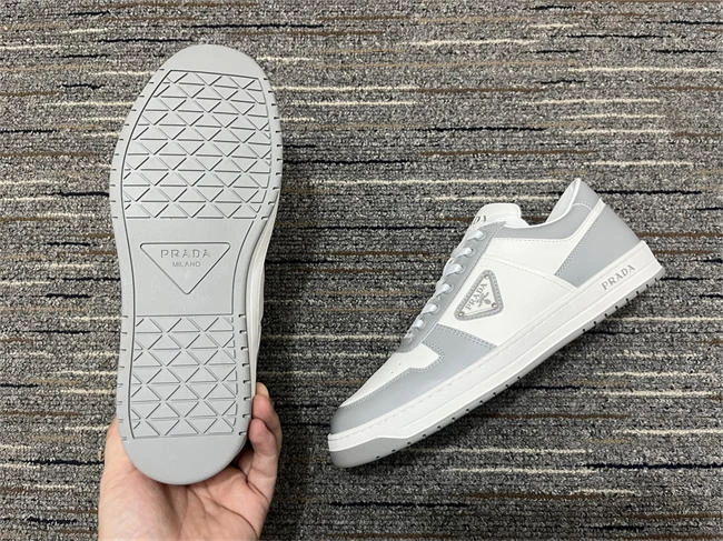 Cheap Husky Sophisticated Prada Leather Sneaker 3313