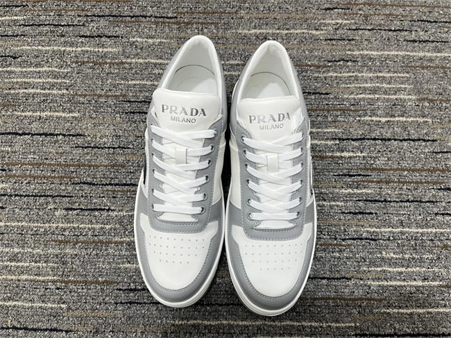 Cheap Husky Sophisticated Prada Leather Sneaker 3313