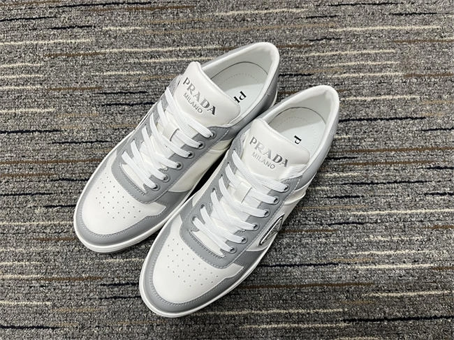 Cheap Husky Sophisticated Prada Leather Sneaker 3313