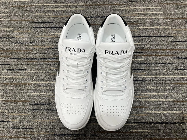 Cheap EasyMatch Prada Leather Sneaker 3314