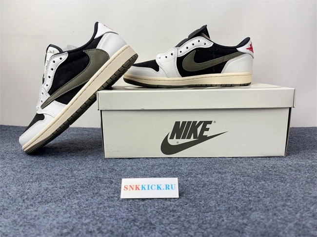 Firstbag ru Travis Scott x Air Jordan 1 Low OG Olive DZ4137- Youthful 3566