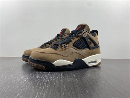 Cheap Palace Travis Scott x Air Jordan 4 Retro Brown  AJ4- ZeroBulk 3936