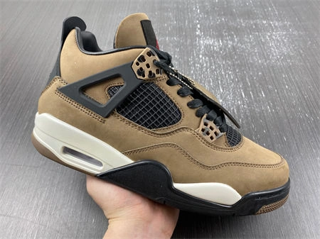 Cheap Palace Travis Scott x Air Jordan 4 Retro Brown  AJ4- ZeroBulk 3936