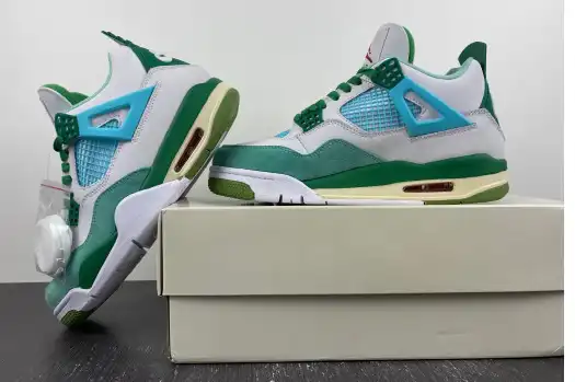 Jordan 4 Retro SB  White Grass Green (limited edition)   AJ4-KNCW