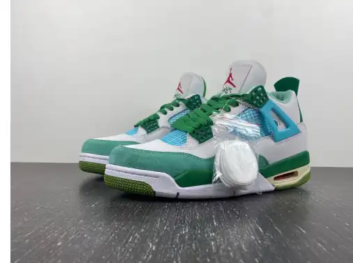 Jordan 4 Retro SB  White Grass Green (limited edition)   AJ4-KNCW