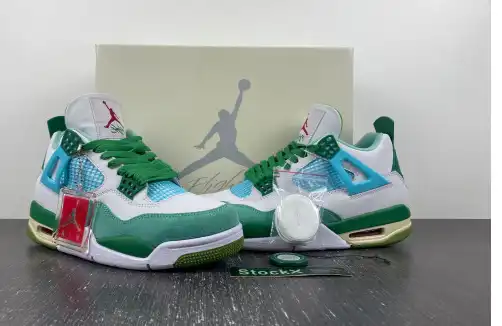 Jordan 4 Retro SB  White Grass Green (limited edition)   AJ4-KNCW