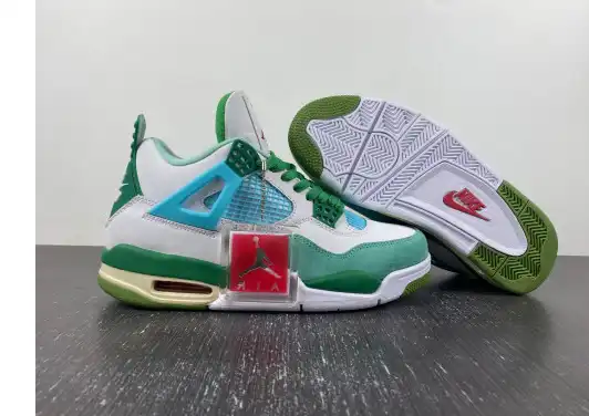 Jordan 4 Retro SB  White Grass Green (limited edition)   AJ4-KNCW