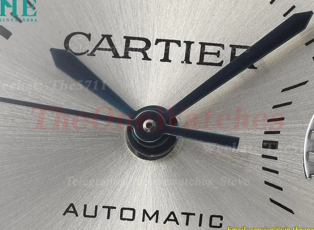 Ballon Bleu De Cartier 33mm SS SS Silver Dial Diamond Bezel GDF NH05