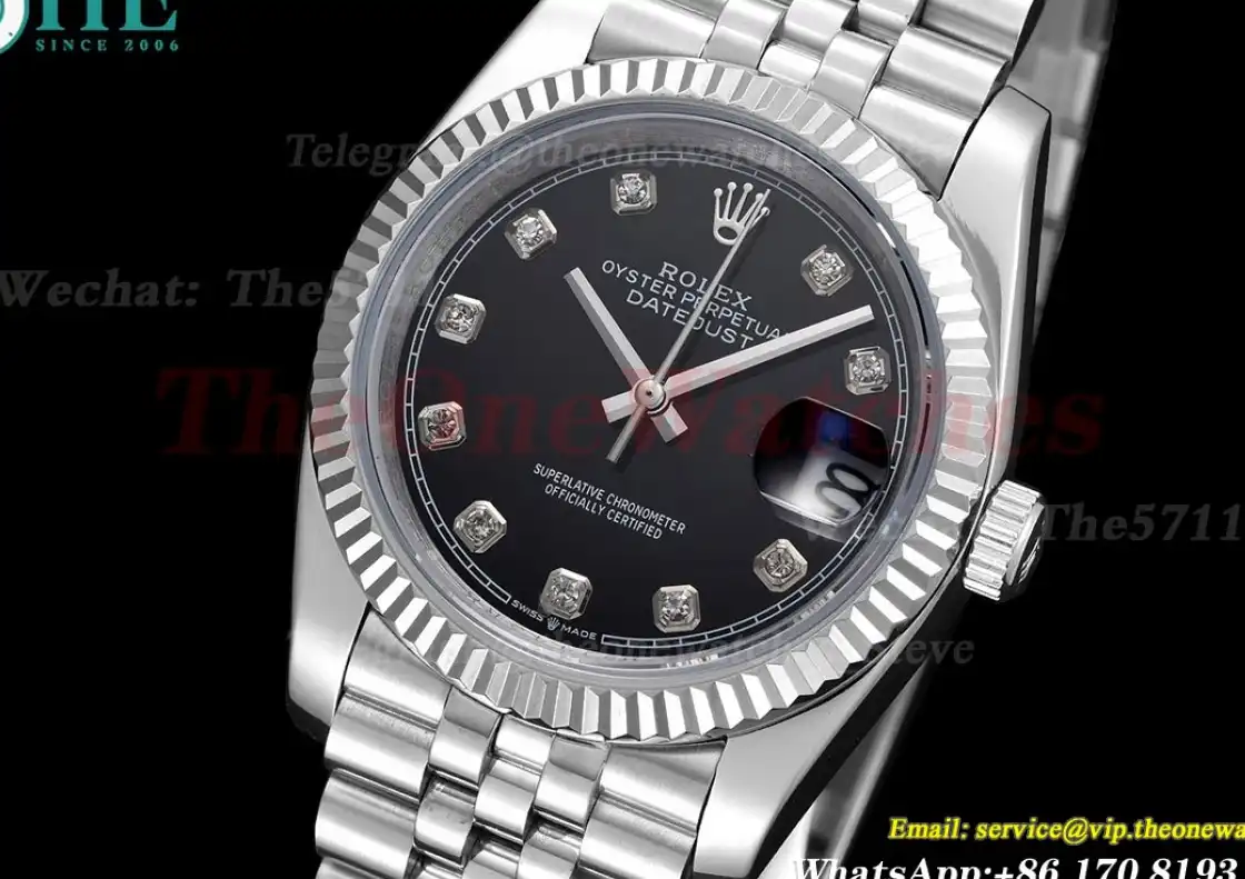 Datejust 126234 36mm Jub SS SS Black Dia GDF MY8215