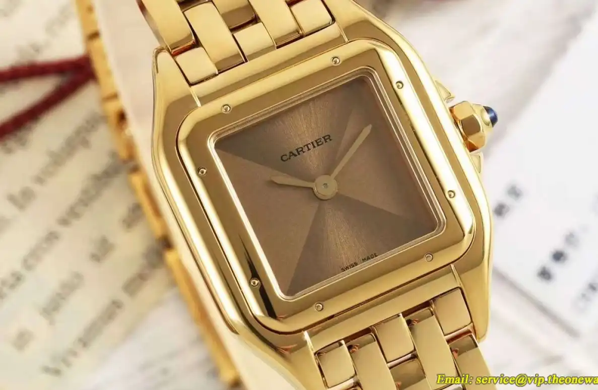 Panthere Secrete De Ladies 22mm YG YG Gold Brown Dial AF Quartz