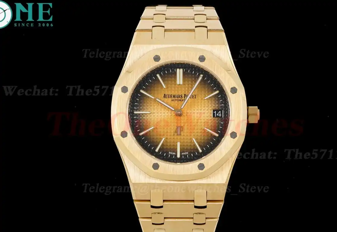 Royal Oak 15202 39mm YG YG Gradient Yellow Dial IPF A2121