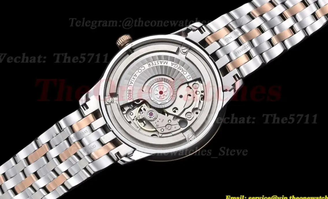 De Ville Date 40mm RG SS White Dial GDF MY8215