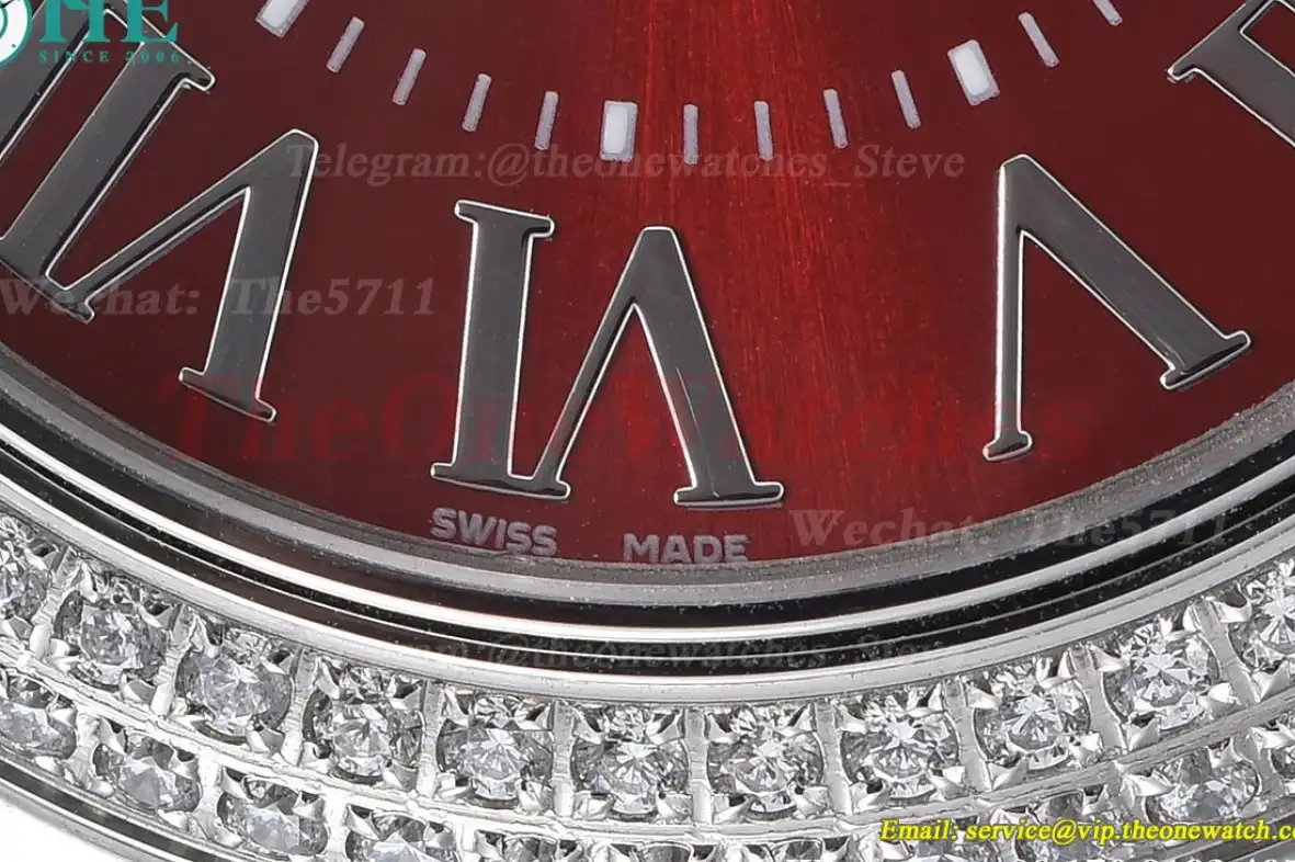 Ballon Bleu De Cartier 33mm Dia SS LE Red Dial GDF NH05