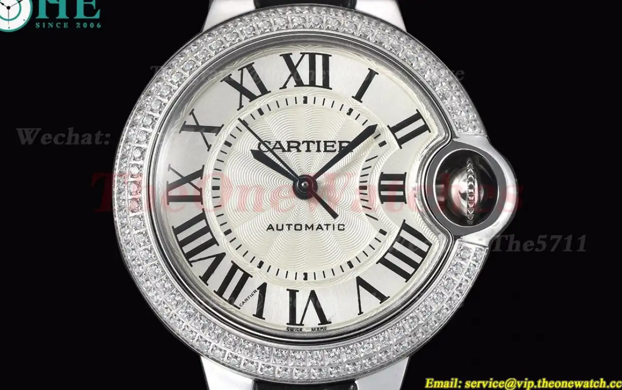 Ballon Bleu De Cartier 33mm Dia SS LE White Dial GDF NH05