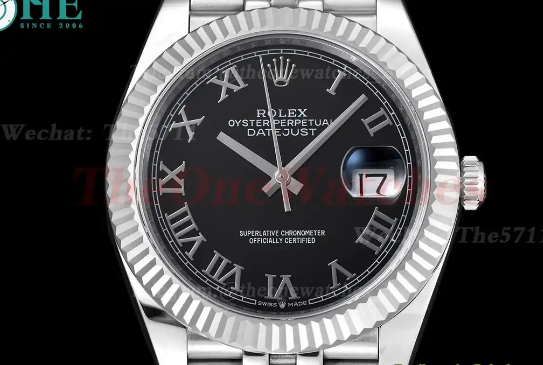 Datejust 126334 41MM SS SS Black Rmn EWEF A3235