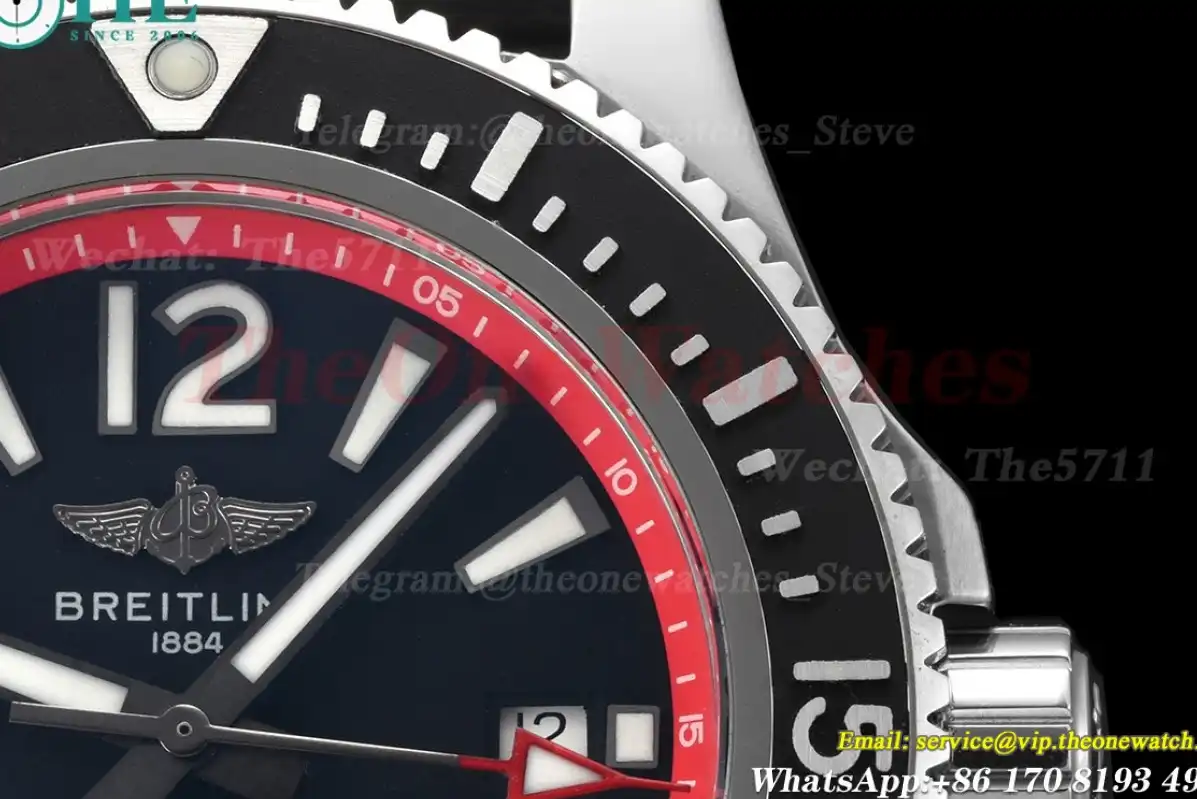 Superocean 44mm SS RU Black Red BLSF A2824