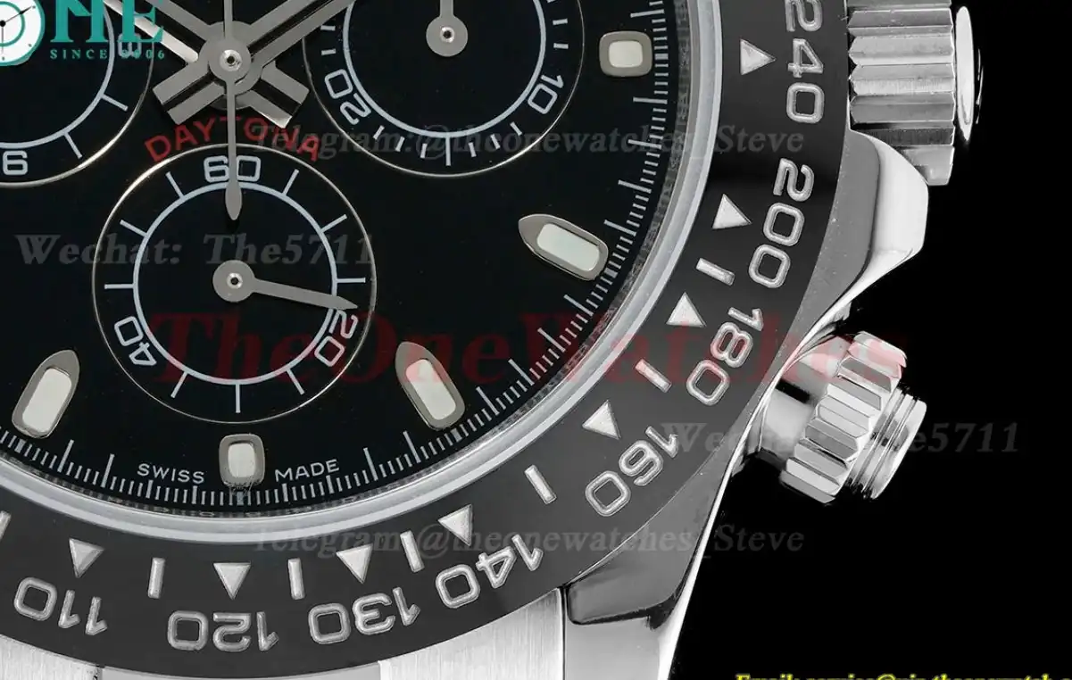 Daytona 116519 40mm SS RU Black Dial OMF A7750