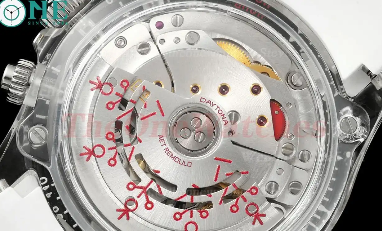 Daytona AET Remould 40mm Crystal RU Red Sketelon Dial N6F DD4130