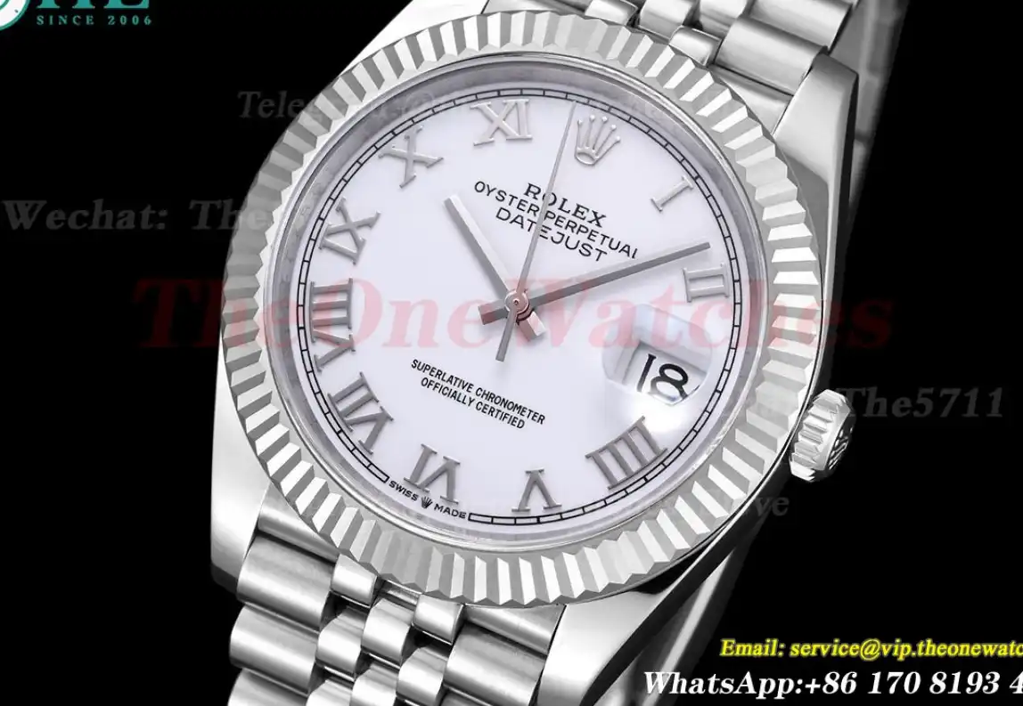 Datejust 126334 41MM SS SS White Rmn EWEF A3235