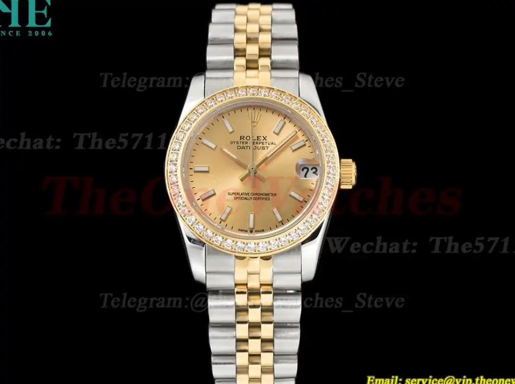 Datejust 28mm Dia YG SS Gold Stk GDF MY8215