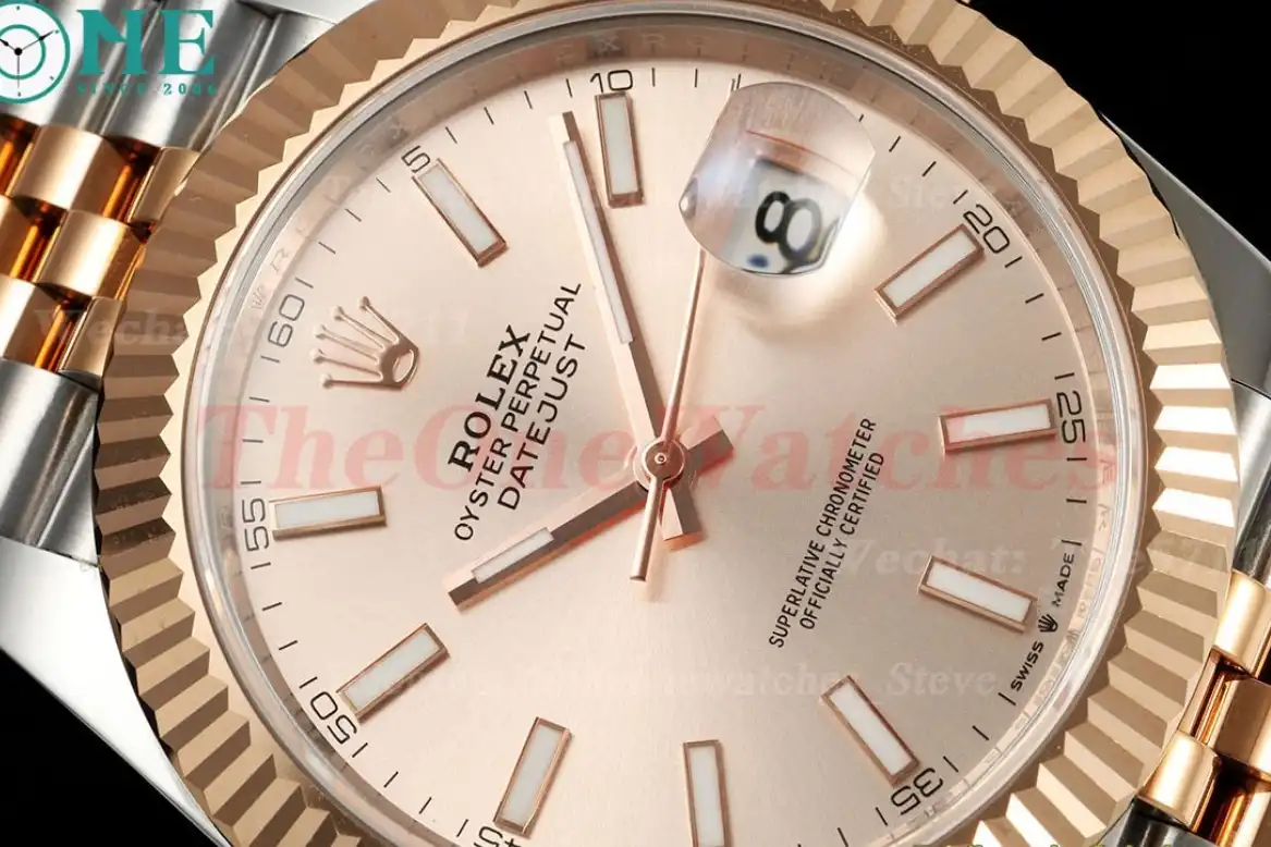 Datejust 126331 41mm Jub RG SS Rose Gold Stk EWEF A3235