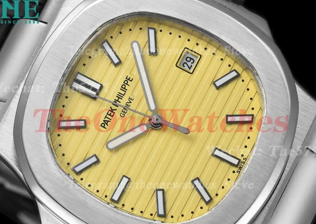 Nautilus 40mm SS LE Yellow Textured Dial GDF MY8215